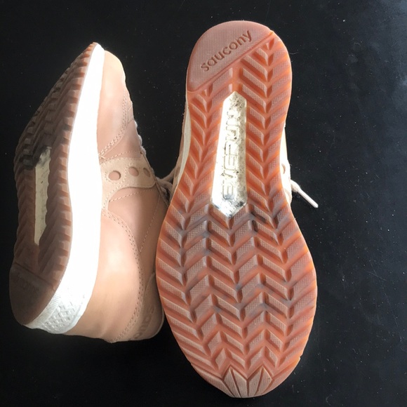 Dusty Rose Saucony leather sneakers - Picture 6 of 8